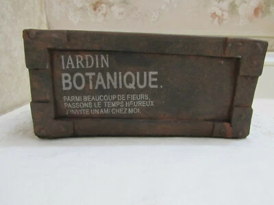 Jardin Botanique Flower Succulent Pot Planter Industrial Look Large 22cm New - Image 1 of 3