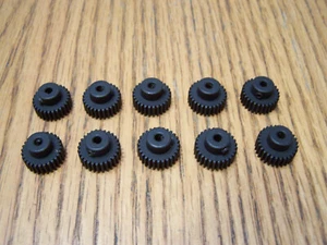 Fits 10 Traxxas 28 Tooth Steel Pinion Gears &Set Grub Screw 28T 48P Rustler 4728 - Picture 1 of 1