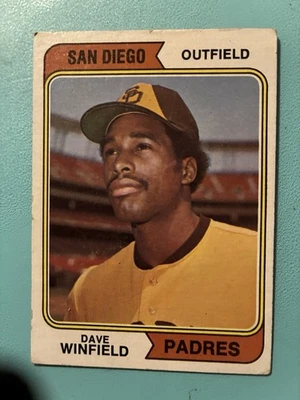 1974 Topps - Dave Winfield #456 (RC) Foto 1 de 3