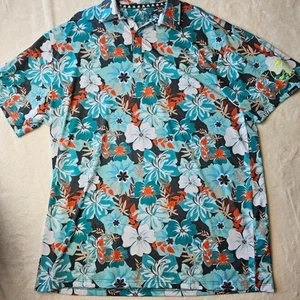 Tattoo Golf Polo Shirt Aloha Collection 3XL Men’s preppy sporty country club - Picture 1 of 9