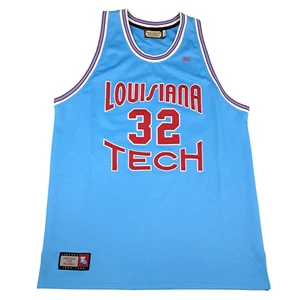 Maglia Louisiana Tech Karl Malone Uomo 2XL Hardwood Legends Headmaster Campuswear - Foto 1 di 18