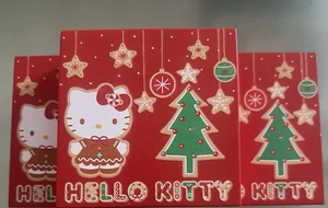 NEW 2024 Hello Kitty Christmas 3"x 3" Decor Gingerbread Sanrio Lot (2) - Picture 1 of 1