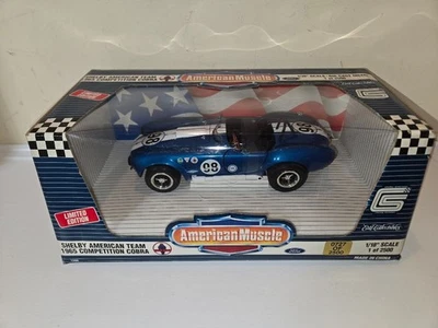 #98 Shelby American Muscle Team 1965 Competition Cobra 1:18 Die Cast ERTL Foto 1 de 4