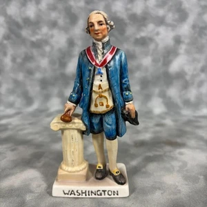 1957 Vintage Goebel Porzellan George Washington Freimaurer Figur West Germany - Bild 1 von 8