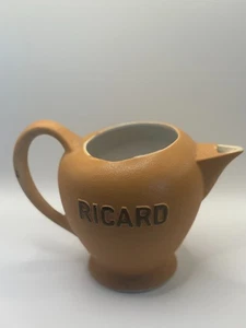 Vintage Ricard French Ceramic Water Jug Pitcher Ateliers de Ceramique - Picture 1 of 6