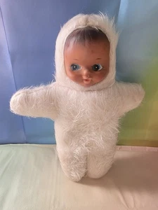 Vintage Rubber Face Baby Doll Plush - Picture 1 of 4