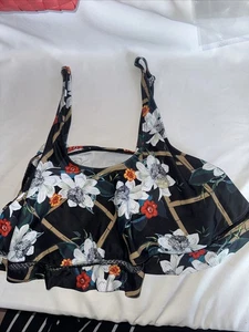 Tankini Top Volantes Floral MED Traje de Baño En Capas Volantes Piscina Playa Sujetador - Imagen 1 de 9