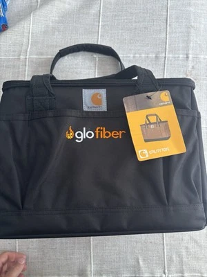 Carhartt Utility Tote Black 13.5" x 10" x 8" WD-40 Embroidered Logo NEW w/Tags - Imagem 1 de 4