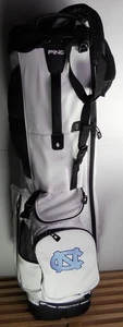 PING Mascot UNC Chapel Hill Tarheels White Custom Carry Golf Bag 4Way/5 Pocket - Picture 1 of 8