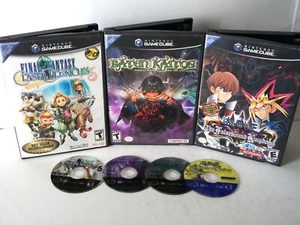 Nintendo GameCube RPG Games Lot x 3 Baten Kaitos Final Fantasy YuGiOh Falsebound - Picture 1 of 16