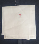 RJ Toomey Linen Corporal Altar Cloth with Latin Cross Set of Eleven NIP