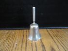 Silver Plated Dinner Bell 3.5" Tall x 1 7/8" Wide