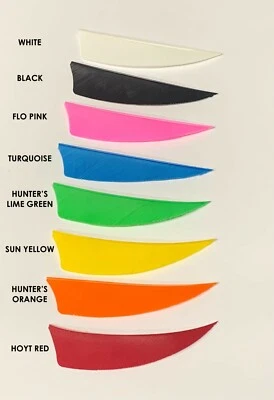 OZARK FEATHERS Ozark 3" LW Shield Solid Feathers - 1 dozen