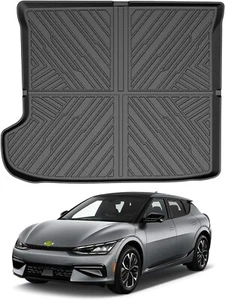 Mixsuper Cargo Liner for 2022–2024 Kia EV6 – Rear Trunk Mat, TPE Black - Picture 1 of 7