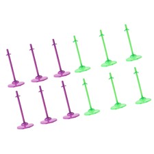 12pcs Plastikpuppenständer Präsentationsständer für Puppe