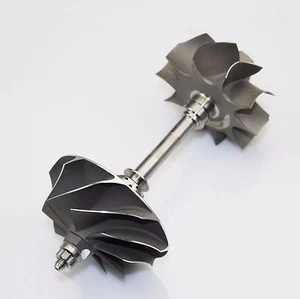 Conjunto de rotor de rueda de turbina INCONEL 94-97 Ford 7,3 L Powerstroke TP38 60/80 - Imagen 1 de 10