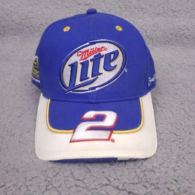 Brad Keselowski Nascar Hat Sprint Cup Series 2012 Champion Penske Miller Lite - Image 1 of 4