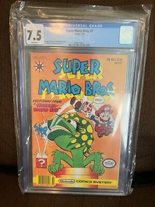 Super Mario Bros #1 Comic 1991 Valiant CGC 7.5 - Imagen 1 de 1