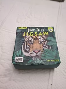 Rompecabezas Paladone Wild Thing animal leopardo hoja de palma selva 100 piezas NUEVO - Imagen 1 de 1