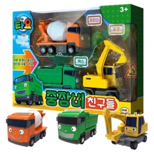 TAYO The Little Bus Heavy equipment friends CHRIS MAX Poko Kids Toy 3y+ - Picture 1 of 1