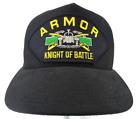 Vintage Trucker Eagle Crest Hat Military Armor Knight Of Battle Made In Usa Cap