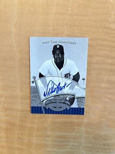¡Banderines Past Time Willie Horton 2005 automático! ¡Autógrafo plateado! ¡ENVÍO DE $1! - Imagen 1 de 2