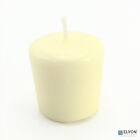 24-Pieces Ivory Unscented Wax Votive Candles, 15 Hours Burn Time