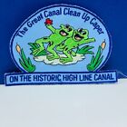 Girl Scout patch badge emblem vintage vtg memorabilia frogs great canal clean up