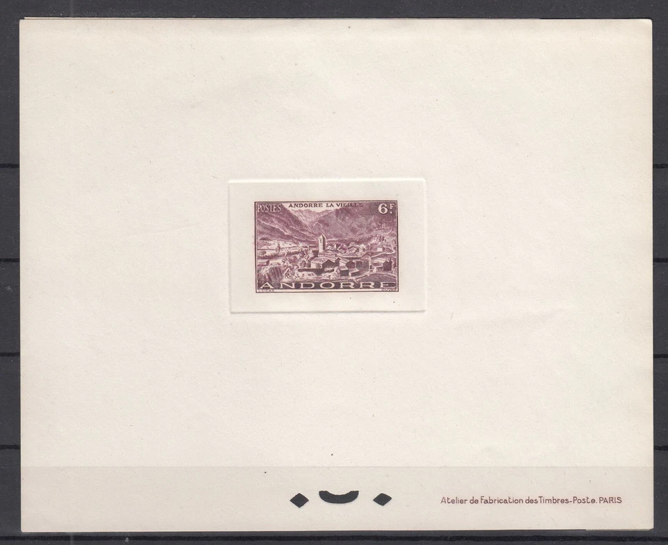 JD16948/ANDORRA FRANCESA - MAURY # 123 COMO NUEVO MNH PRUEBA DE LUJO Foto 1 de 1