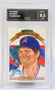 Donruss Diamond Kings 1983 Dale Murphy #12 graduado GMA 8,5 - Imagen 1 de 4