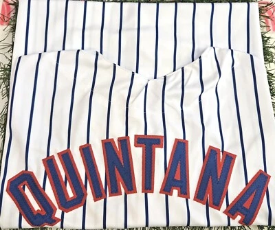 Jose Quintana Chicago Cubs Autographed Baseball Jersey - Beckett COA  - Image 1 of 2