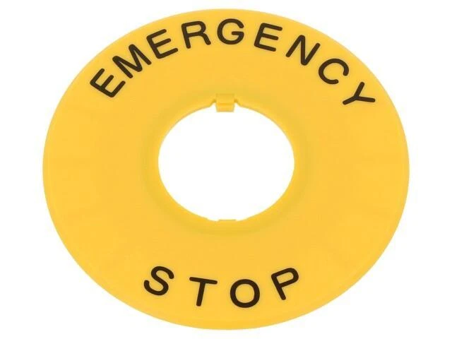 Arandela HWAV-27-Y para advertencias 22 mm ØÖÖÖffn.Mont: 22 mm Ø: 60 mm IDEC Foto 1 de 1