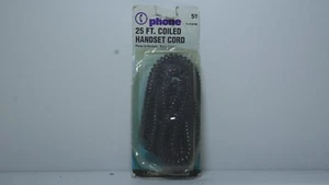 Pfantone TL-P25XPBK 25ft coiled handset cord - Zdjęcie 1 z 2