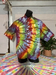Men’s Tiedye Dress Shirt - Picture 1 of 2