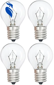Lava Lamp Light Bulb 4 Pack Bulbs 25W S11 E17 Base Lamp for 14.5 Inch USA Seller - Picture 1 of 5