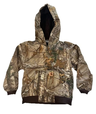 Carhartt Realtree Camo Xtra 200 Quilted Jacket Size 10-12 NWOT - Image 1 of 4