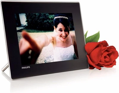 Philips SPF7008 8-inch Digital Photo Frame with Bluetooth - Black - Image 1 of 4