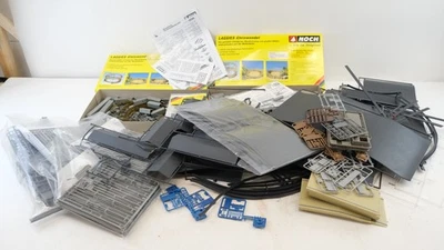 Model Railway H0 Bundle Helix Kits Roof Parts Station Used  - Image 1 of 4