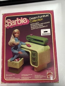 Vintage 1979 Mattel Barbie Dream furniture collection desk and seat ~ READ DES - Picture 1 of 11