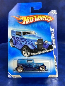 Hot Wheels 2008 All Stars '32 Ford Delivery Truck Two Tone Blue with Flames - Bild 1 von 13