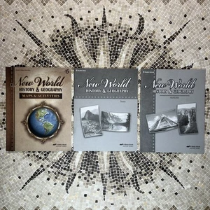 Abeka 6 New World History & Geography Student Maps/Activities, Tests, Quizzes - Picture 1 of 5