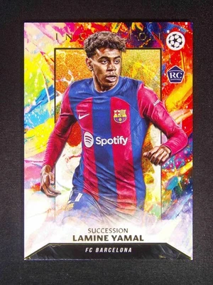2023-24 Topps Inception UEFA Lamine Yamal #15 RC Rookie Succession - Image 1 of 2