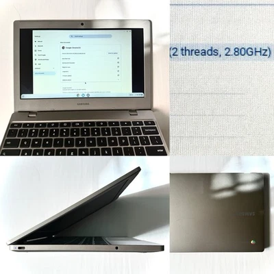 Samsung Chromebook 11.6” 32GB HD Intel Celeron N4020 2.8 GHz 4GB XE310XBA KC1US Foto 1 de 4