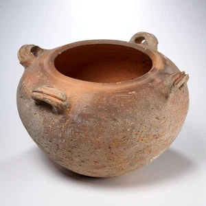 Großes präkolumbianischer Stil Terrakotta Ton Keramik Olla Wassergefäß Übertopf Topf - Bild 1 von 6