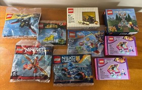 LEGO GWP & Poly bag lot - Includes: CASTLE, DC, CREATOR & MORE BNISB