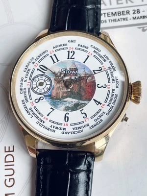 STOWA World Big City Time Vintage 1930`s New Cased Men`s Swiss Watch - Image 1 of 4