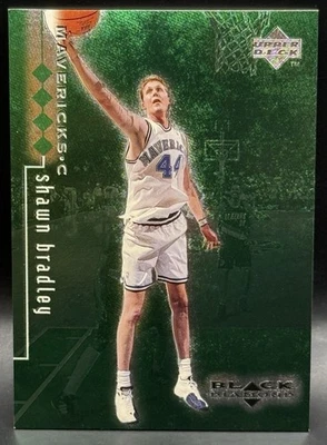 1998-99 Upper Deck Black Diamond Quad Diamond Shawn Bradley 019/150 NM #28 RARE - Image 1 of 4