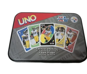 Pittsburgh Steelers Uno Card Game Super Bowl XL Champions Special Edition geöffnet - Bild 1 von 21
