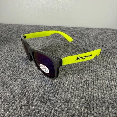 Vintage Snap-on Tools Promo Sunglasses 90's Fluorescent Green Retro - Image 1 of 4