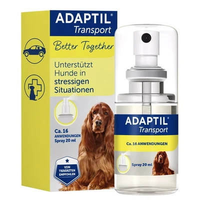 ADAPTIL Transport Spray 20 ml für Hunde – beruhigt im Auto